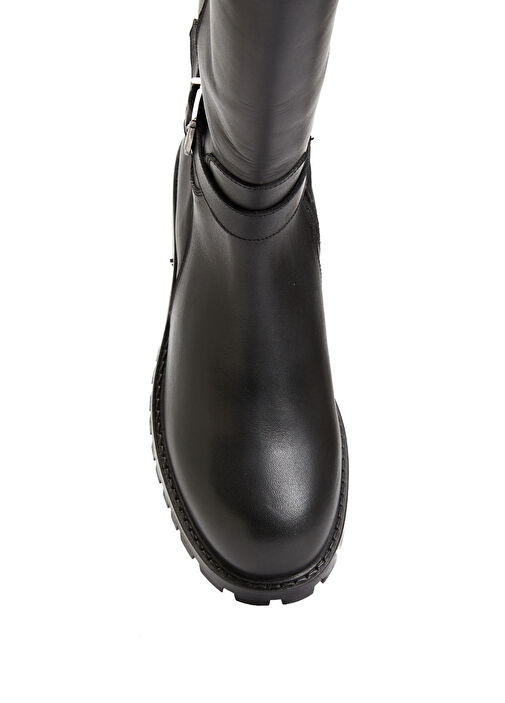 Divarese Divarese Siyah Kadın Deri Çizme Beymen'de! Siyah - 5. görsel