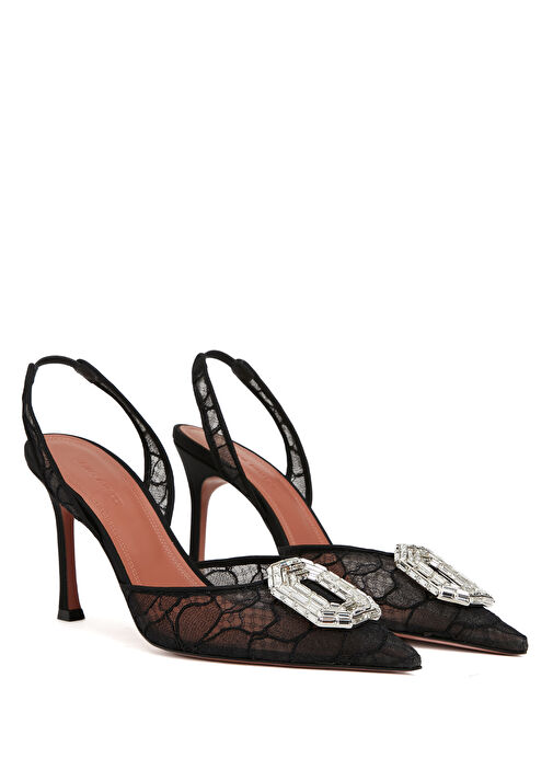 Camelia Siyah Topuklu Ayakkabı - Görsel 3