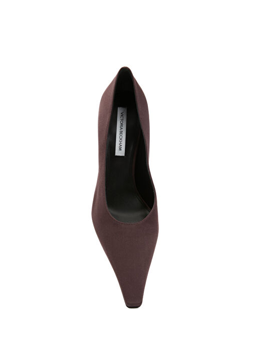 Koyu Kahverengi Topuklu Ayakkabı - Görsel 5