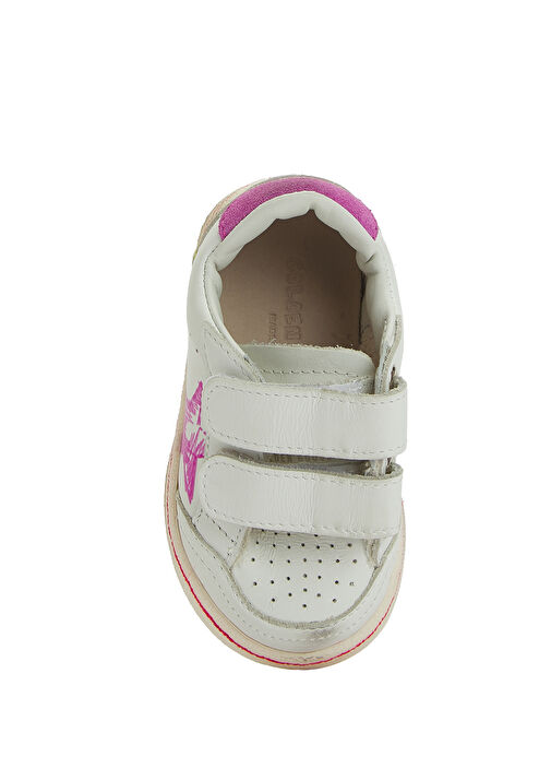 Ballstar Beyaz Çocuk Deri Sneaker - Görsel 5