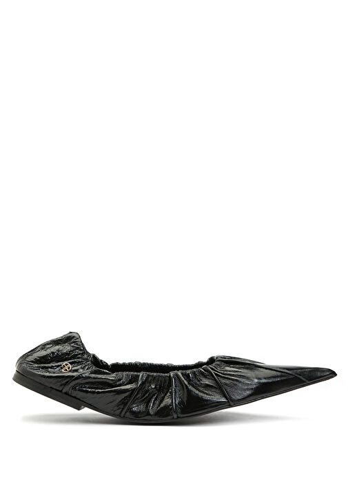 Siyah Deri Babet - Görsel 2