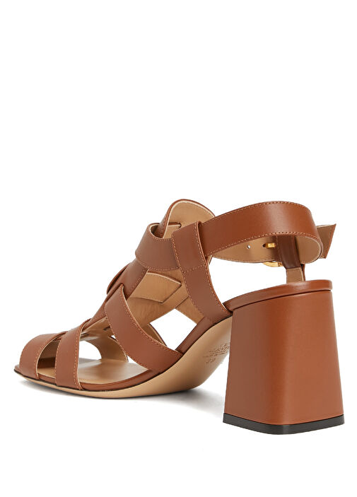 Taba Kadın Deri Sandalet - Görsel 4