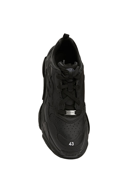 Triple S Siyah Erkek Sneaker - Görsel 5
