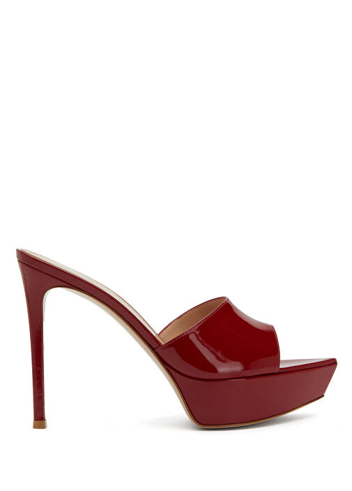 Gianvito Rossi Kırmızı Kadın Deri Terlik model görseli