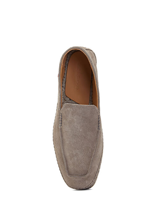 Kiton Gri Kiton Süet Erkek Loafer