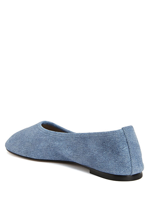 Balla Denim Dokulu Deri Babet - Görsel 4