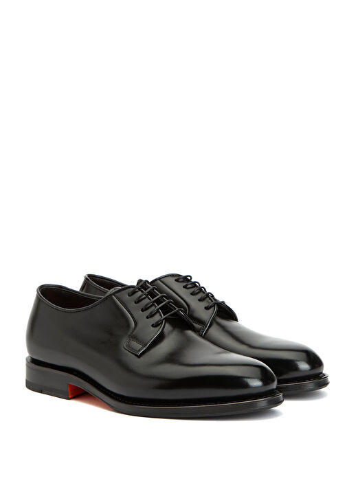 Siyah Erkek Deri Ayakkabı - Görsel 3