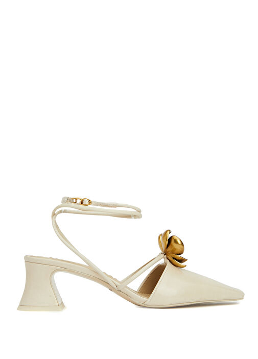 Ingrid Krem Kadın Deri Sandalet - Görsel 2