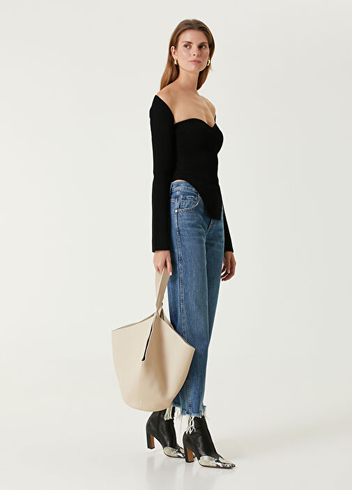 Khaite - Maddy Black Rib Sweater