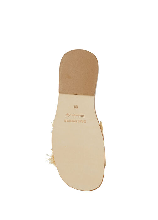 Naturel Kadın Rafya Terlik - Görsel 6