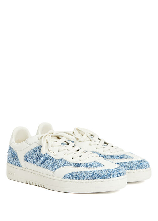 Mavi Beyaz Erkek Deri Sneaker - Görsel 3