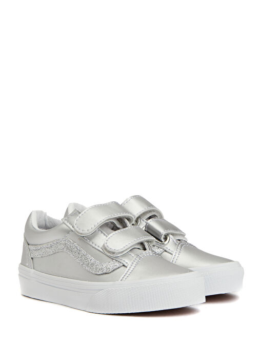 Old Skool Açık Gri Çocuk Sneaker - Görsel 3