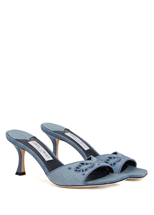 Skye Mavi Kadın Denim Terlik - Görsel 3