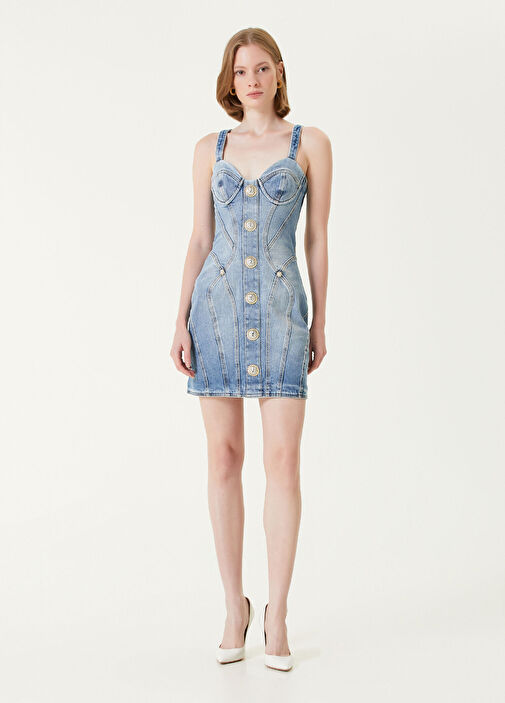 light blue satin dress Center of Attention Liquid Metallic – Ellaé Lisqué Size:13 | 14 | 47 piece bodysuit for seamless Colette Maxi Chiffon Dress blue floral mididress