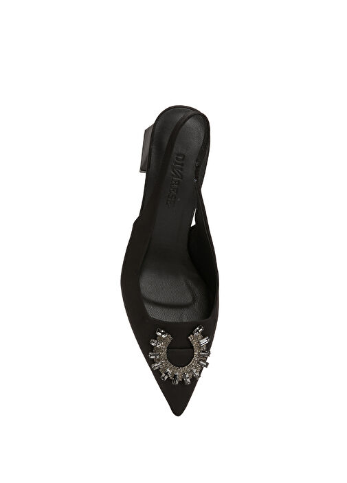 Divarese Divarese Siyah Saten Topuklu Ayakkabı Beymen'de! Siyah - 5. görsel