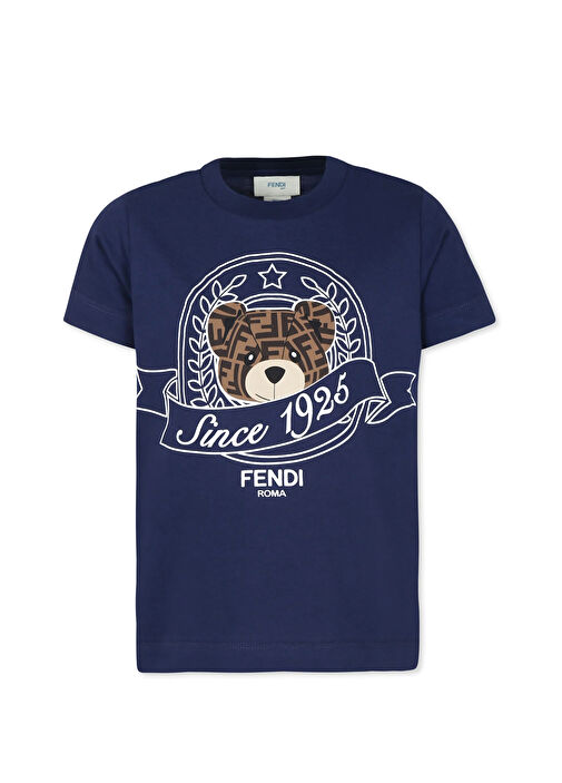 Fendi navy t shirt best sale