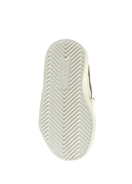 May Beyaz Yeşil Unisex Çocuk Deri Sneaker - Görsel 6