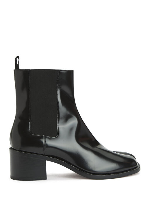 Tabi Siyah Kadın Deri Bot - Görsel 2