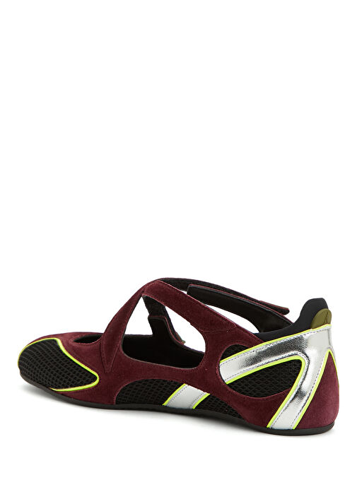 Floor 01 Bordo Siyah Babet - Görsel 4