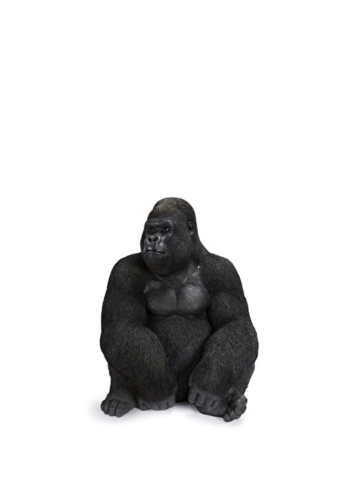 ゴリラ　KARE XL Kare Design - Monkey Gorilla Side XL Black Dekoratif Figür - Çok