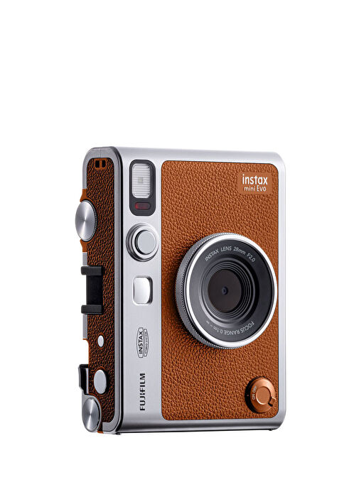 FUJIFILM - Instax Mini Evo Kahverengi Fotoğraf Makinesi + 20'li
