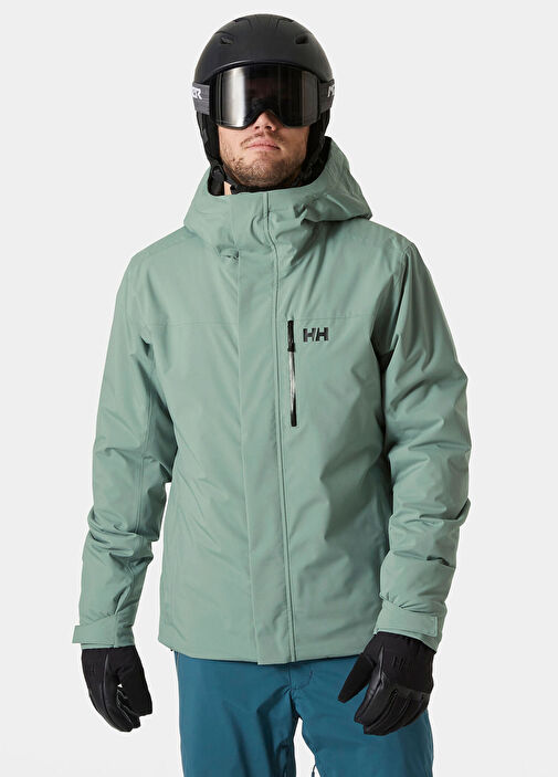 Helly Hansen Cactus Erkek Panorama Yeşil Kapüşonlu Erkek Snowboard