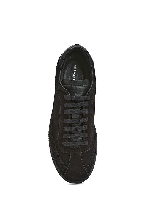 Siyah Erkek Süet Sneaker - Görsel 5