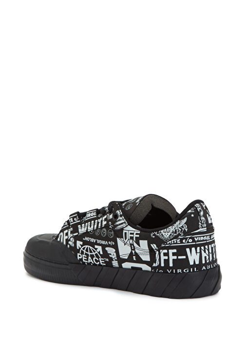 Off-white Off-white Vulcanized 779 Siyah Beyaz Erkek Deri Sneaker | Beymen Siyah Beyaz - 4. görsel