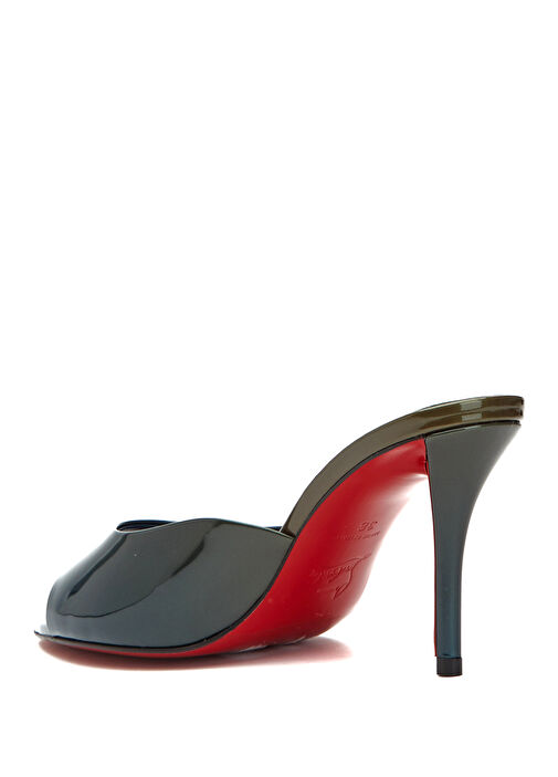 Miss Lacivert Kadın Deri Terlik - Görsel 4