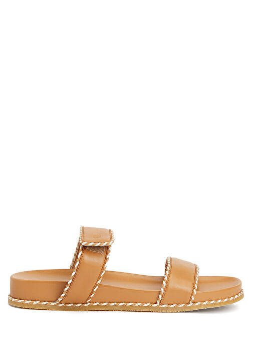 Karamel Kadın Deri Terlik - Görsel 2