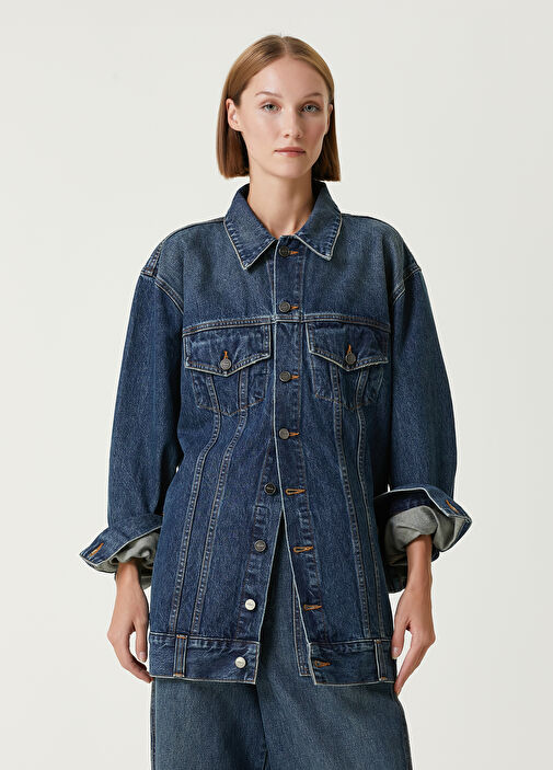 Khaite - Ross Blue Denim Jacket