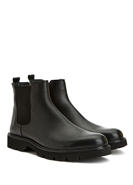 Siyah Erkek Deri Chelsea Bot - Görsel 3