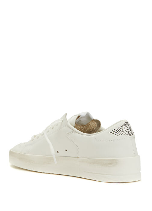 Stardan Beyaz Kadın Deri Sneaker - Görsel 4