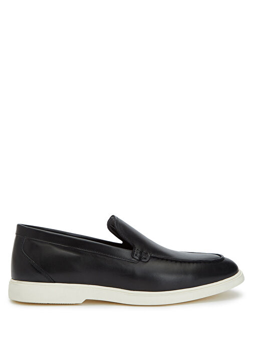 Divarese Siyah Divarese Deri Erkek Loafer