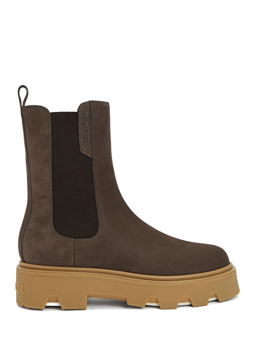 Kahverengi Kadın Deri Bot - Görsel 2