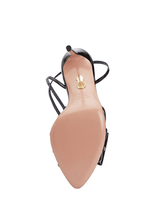 Tie Siyah Kadın Deri Sandalet - Görsel 6