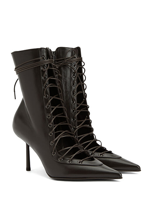 Colette Koyu Kahverengi Kadın Deri Bot - Görsel 3