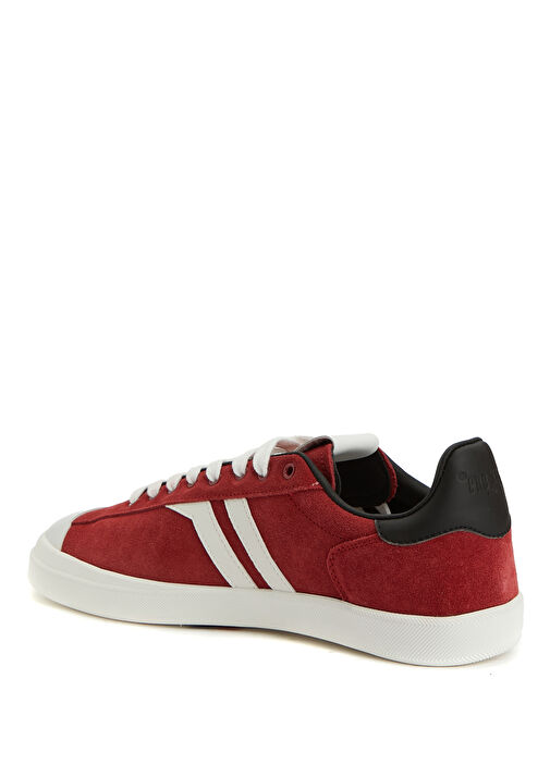 Kırmızı Beyaz Erkek Süet Sneaker - Görsel 4
