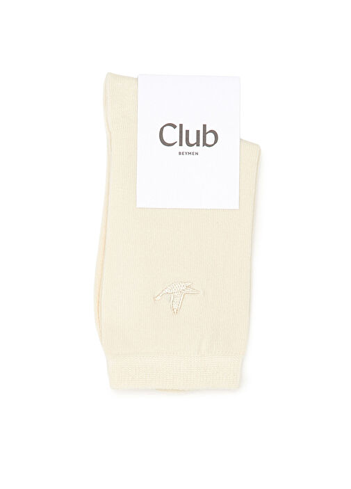 Krem Kadın Çorap