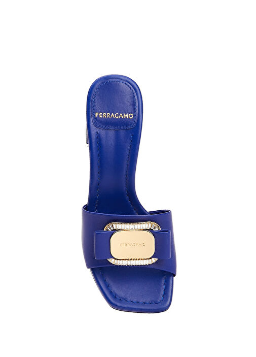 Mavi Kadın Deri Terlik - Görsel 5