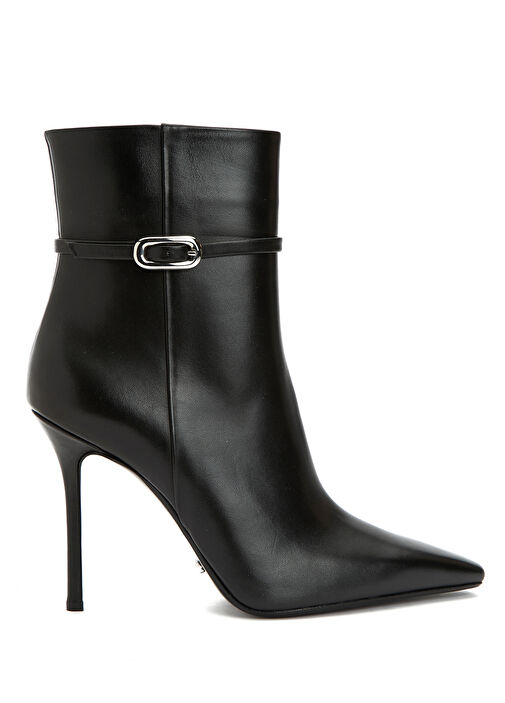 Siyah Kadın Toka Detaylı Deri Bot - Görsel 2