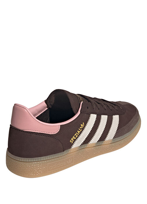 Handball Spezial Kahverengi Kadın Deri Sneaker - Görsel 4
