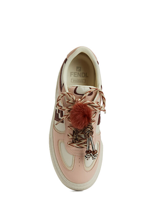 Match Pembe Kadın Deri Sneaker - Görsel 5