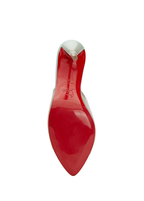 Christian Louboutin Christian Louboutin Miss Z Mercan Turkuaz Kadın Deri Terlik Sandalet & Terlik | Beymen Mercan Turkuaz - 6. görsel