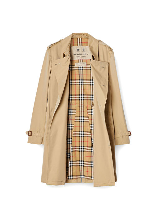 Burberry Bej Erkek The Mid-Length Kensington Heritage Bej Erkek