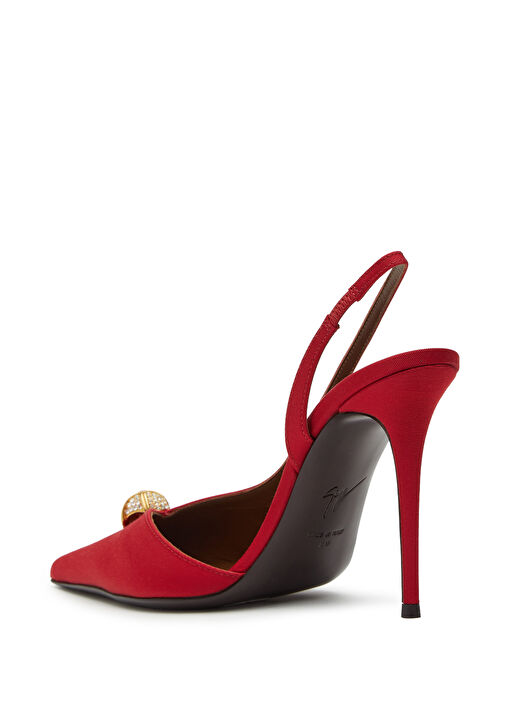 Intrigo Kırmızı Topuklu Ayakkabı - Görsel 3