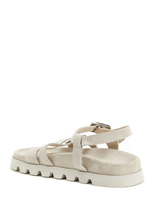 Taş Kadın Süet Sandalet - Görsel 4