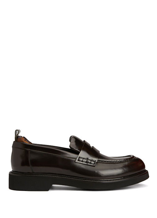 Kahverengi Erkek Deri Loafer - Görsel 2