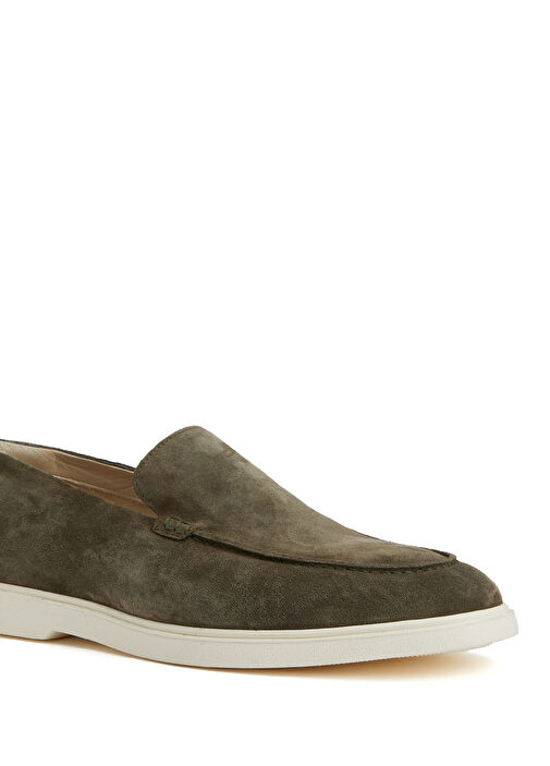Haki Erkek Süet Loafer - Görsel 8