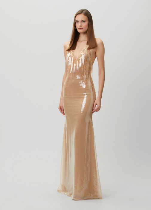 david koma beige dress Feather dress self-portrait Shirred Polka Dot size:medium and you compare-at-set